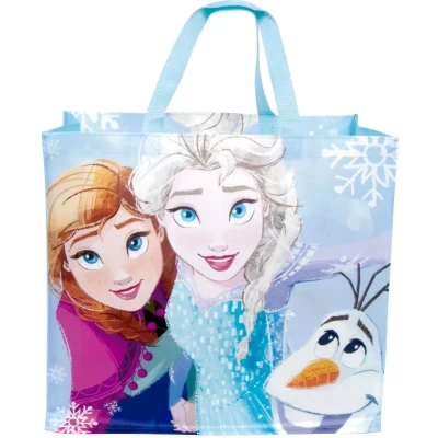 Afbeelding van Disney Frozen Elsa, Anna, Olaf Boodschappentas 45x40x22 cm