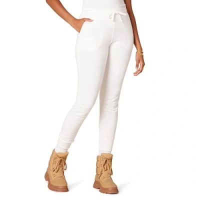 Image de Amazon Essentials Pantalon de jogging en polaire pour femme (disponible grande taille), blanc, taille TTG