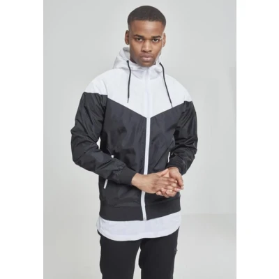 Afbeelding van Urban Classics Arrow Windrunner Lichte jas, Heren, Maat: 3XL, Blk/wht