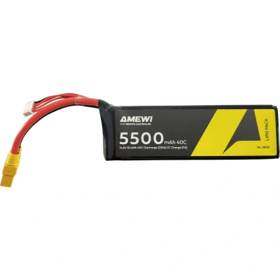 Afbeelding van Amewi LiPo accupack 14.8 V 5500 mAh Aantal cellen: 4 Softcase XT90