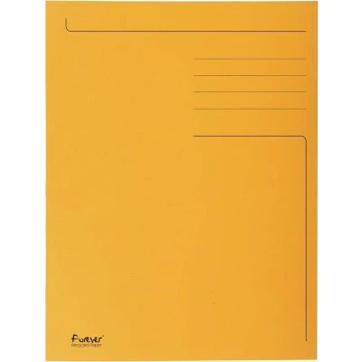 Afbeelding van Exacompta Dossiermap Foldyne Ft 24 X 32 Cm (voor A4), Oranje, Doos Van 50 Stuks