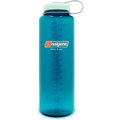 Afbeelding van Nalgene Wide Mouth Bottle drinkfles 48oz BPA free SUSTAIN Trout Green