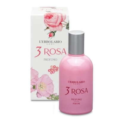 Afbeelding van L &#039;erbolario 3 Rose Eau de Parfum, per stuk verpakt (1 x 50 ml)