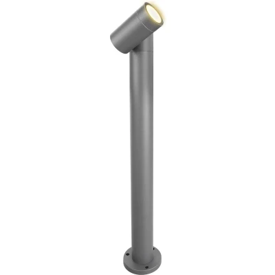 Afbeelding van PRIOS Sokkellamp 1licht Aluminium, glas H: 45 cm GU10 donkergrijs