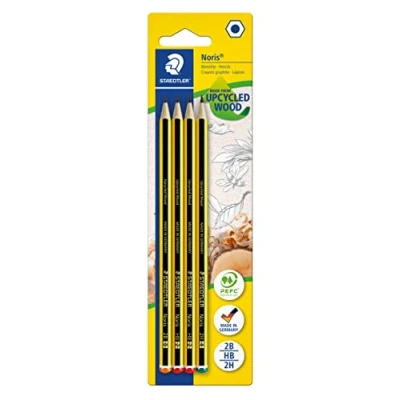 Afbeelding van Noris potlood blister 2 x HB, 1 2B, 2H