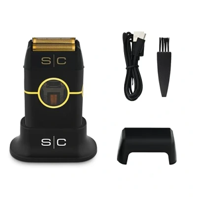 Afbeelding van Stylecraft Instinct Metal Shaver Professionele draadloze scheermachine met dubbele folie, intuïtieve koppelregeling en IN2 vectormotor in zwart