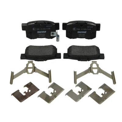 Afbeelding van TEXTAR 2172001 Remblokkenset Met akoestische slijtagewaarschuwing SUZUKI: SWIFT 3, SX4 I Hatchback, Saloon, HONDA: CIVIC 8, FIAT: Sedici