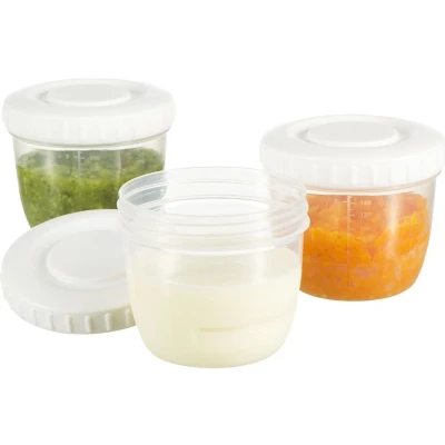 Afbeelding van Difrax Voeding bewaarbakjes 6 stuks 150ml