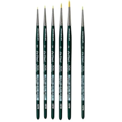 Afbeelding van Da Vinci Serie 1570 Nova ronde kunstborstel, NO 0/10, 0/5, 0/2, 0/3, 0, 2. voor aquarel, olieverf en acryl