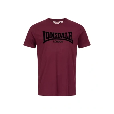Afbeelding van Lonsdale ONE TONE Tshirt print, Heren, Maat: XXL, Dark red