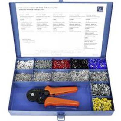 Afbeelding van Vogt 4151 Assortiment adereindhulzen 0.50 mm² 6 Zilver, Geel, Rood, Blauw, Grijs, Zwart, Groen, Wit 9650 stuk(s)