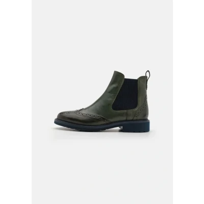 Afbeelding van Melvin &amp; Hamilton Selina 29 Crust Prato Elastic Korte laarzen, Dames, Maat: 41, Grün Leer
