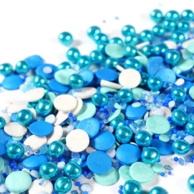 Afbeelding van Streuselheld Super blauwe glitter, 40 g, voor het versieren en decoreren van allerlei soorten gebak zoals taarten, cakes, koekjes, suiker