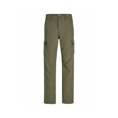 Afbeelding van JACK&amp;JONES JUNIOR JPSTKANE JJBARKLEY CARGO PANT NOOS JNR Jongens Broek Olive Night