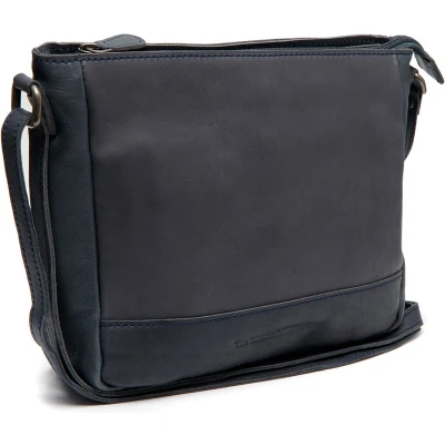 Afbeelding van The Chesterfield Brand Leren Schoudertas Navy Weimar