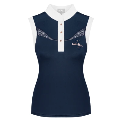 Image de Fair Play T shirt de Concours Cecile Rosegold Sleeveless Marin EU 38