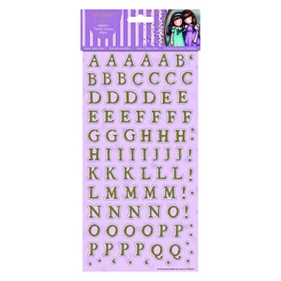 Afbeelding van Alphabet Thicker Stickers (166pcs) Santoro