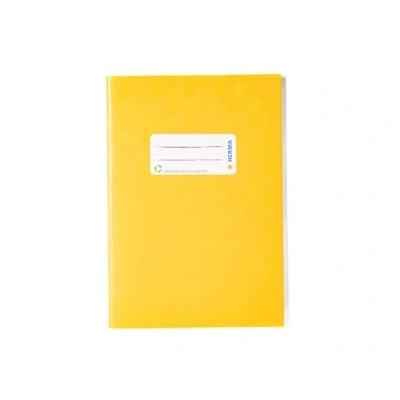 Afbeelding van HERMA notitieboekcover A5 formaat kunststof omslag structuur van fluweel 1 stuk 5 bedekt met basisstructuur, stuk, geel