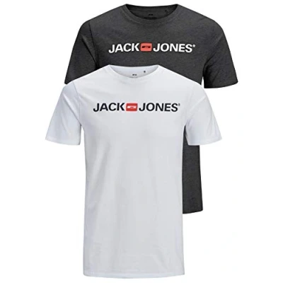 Afbeelding van Jack &amp; Jones Jjecorp Logo Tee Ss Crew Neck Noos Heren T shirt