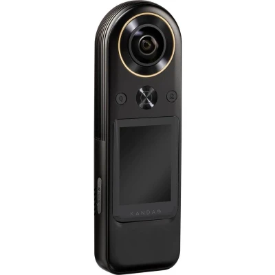 Afbeelding van Kandao Digitalkamera 360 graden panoramacamera Zwart 4K video, Full HD video opname, Spatwaterdicht, Slow motion / Time lapse, WiFi