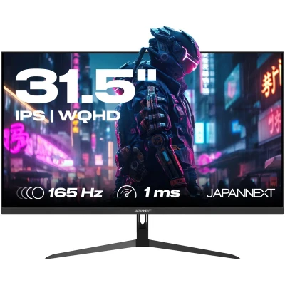 Afbeelding van JAPANNEXT Gaming Monitor IPS paneel 31,5&quot; 165hz 2K WQHD 16:9 2560x1440 2xHDMI 1xDP 1ms Anti blauw lichtfilter Flicker Free G Sync/FreeSync JN IPS3150WQHDR165