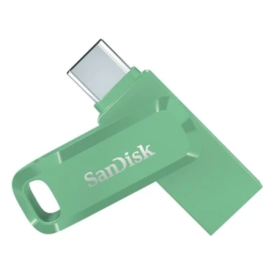 Afbeelding van SanDisk 1 TB Ultra Dual Drive GB, Flash USB C stick, snelheid tot 400 MB/s, Type en A omkeerbare aansluitingen, Android smartphone opslag, tablets, Mac pc, groen