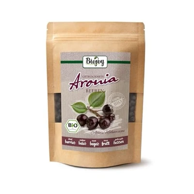 Afbeelding van Biojoy Biologische gedroogde appelbessen (250 g), heel (Aronia melanocarpa)