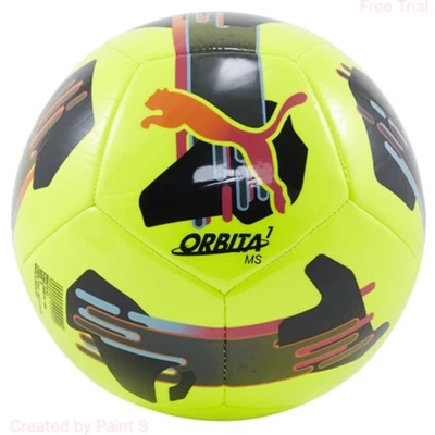 Afbeelding van Puma Orbita 7 MS voetbal maat 5 geel/zwart