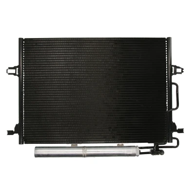 Afbeelding van THERMOTEC KTT110142 Condensor Airco Zonder droger 590 X 440 16 mm Aluminium MERCEDES BENZ: E Class Saloon, T modell, CLS Coupe