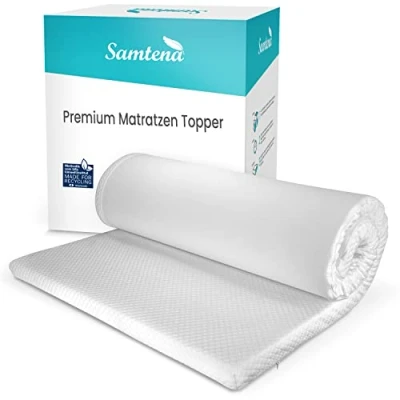 Afbeelding van Samtena premium visco elastische topper met traagschuim effect, 140 x 200 3,5 cm