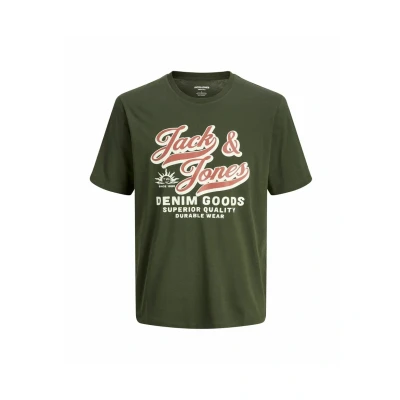 Afbeelding van Jack &amp; Jones Logo Shirt Heren (plussize) Maat XXL