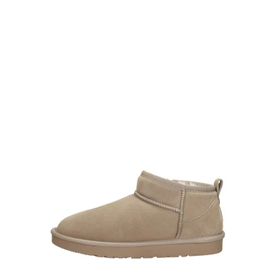 Afbeelding van SUB55 Enkellaarsjes Plat beige Maat 37