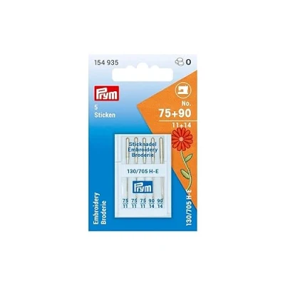 Afbeelding van SCHMETZ Prym 154935 Naainaalden voor naaimachine, 75 en 90, zilverkleurig