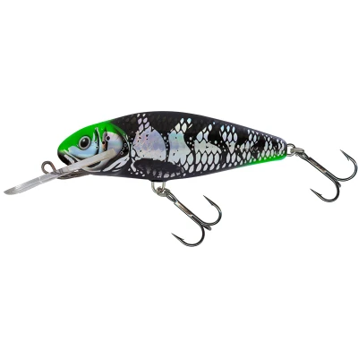 Afbeelding van Salmo Perch Deep Runner 8cm Holographic Dark Green Head