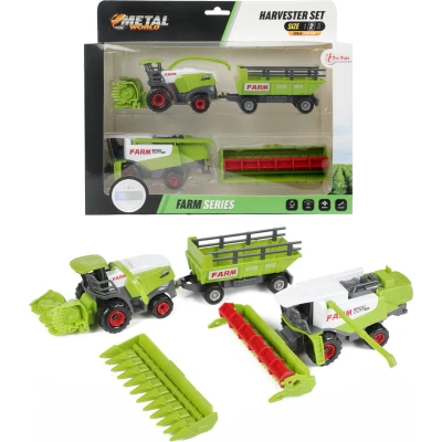 Afbeelding van Toi Toys Landbouwmachines met aanhanger 2 stuks (28097A)