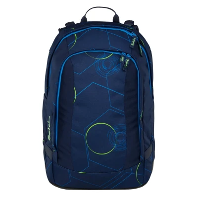 Afbeelding van satch Schoolrugzak met laptopvak Air Blue Tech Donkerblauw
