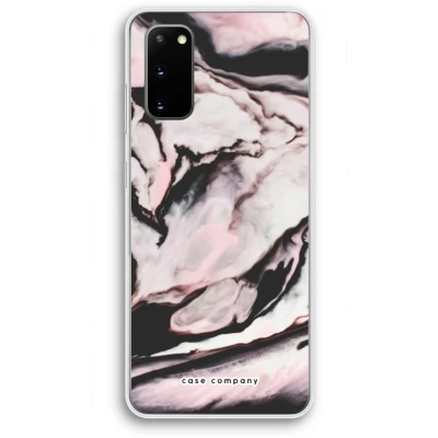 Afbeelding van Case Company® hoesje geschikt voor Samsung Galaxy S20 Roze stroom Soft Cover Telefoonhoesje Bescherming aan alle Kanten en Schermrand