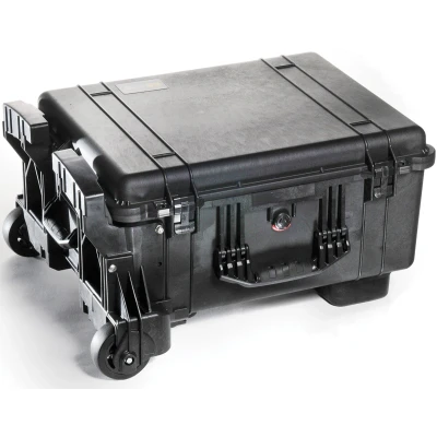 Afbeelding van Peli™ Case 1610M Reiskoffer Groot zwart met mobiliteitskit en schuim