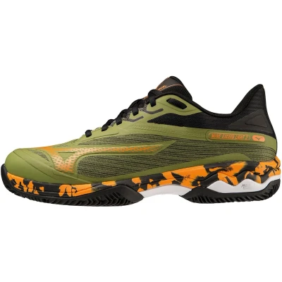 Afbeelding van Mizuno Exceed Light 2 Padel Heren Schoenen Groen Groen, Calliste Green Vibrant Oranje Zwart