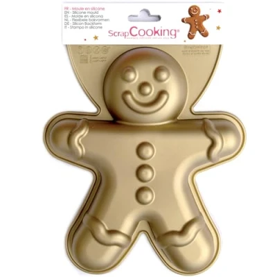 Afbeelding van Scrapcooking Siliconen Bakvorm Gingerbread Man
