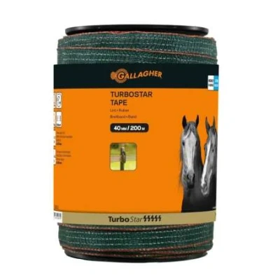 Afbeelding van Gallagher schriklint 40mm turbostar groen 200 meter