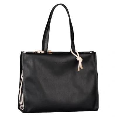 Afbeelding van TOM TAILOR Schoudertas Kama Zip Shopper Black Zwart