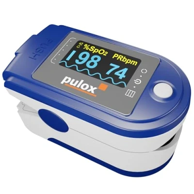 Afbeelding van Pulox PO 250 pulsoximeter met lcd kleurendisplay, software en accessoires