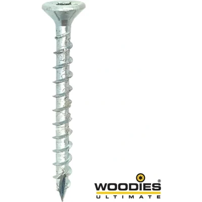 Afbeelding van Woodies schroef 4x30mm verzinkt t20 voldraad doos 200 stuks
