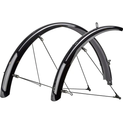 Afbeelding van Sks Bleumels basic 55 mm spatbord set, zwart