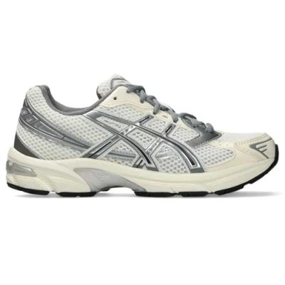 Afbeelding van Asics Sportstyle GEL1130 Sneakers laag, Dames, Maat: 44.5, Cream/clay grey Imitatieleer/ textiel