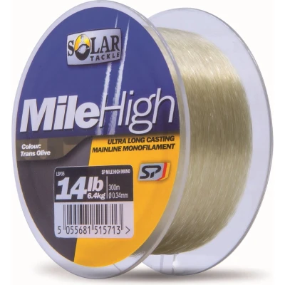 Afbeelding van Solar SP C Tech Mile High Mono 14Lb, 300M Spool (0.34Mm Diameter) Nylon vislijn