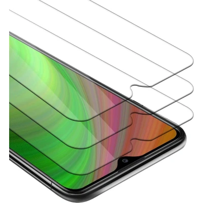 Afbeelding van Cadorabo 3x Screenprotector geschikt voor Xiaomi RedMi 9 Beschermende Pantser Film in KRISTALHELDER Getemperd (Tempered) Display beschermend glas 9H hardheid met 3D Touch