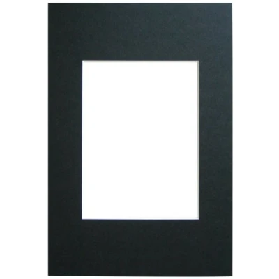 Afbeelding van Walther Design Passepartout, Passepartoutformat 30x40 cm, Bildformat 20x27 Schwarz
