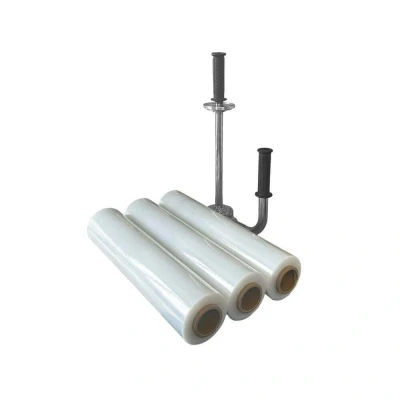 Afbeelding van Wikkelfolie 45xm X 300m 20my 3 Rollen + Dispenser